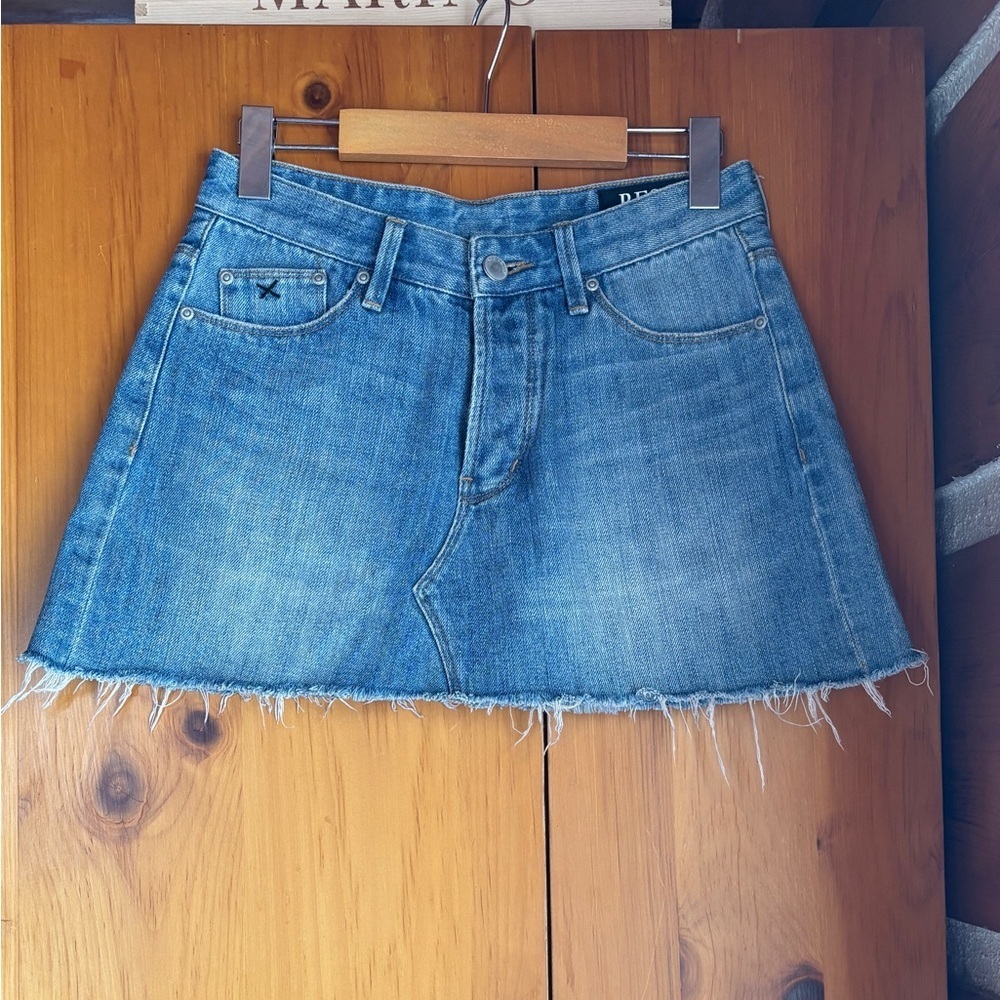 RES Denim Mini Skirt – Size 26 - Picture 2 of 8